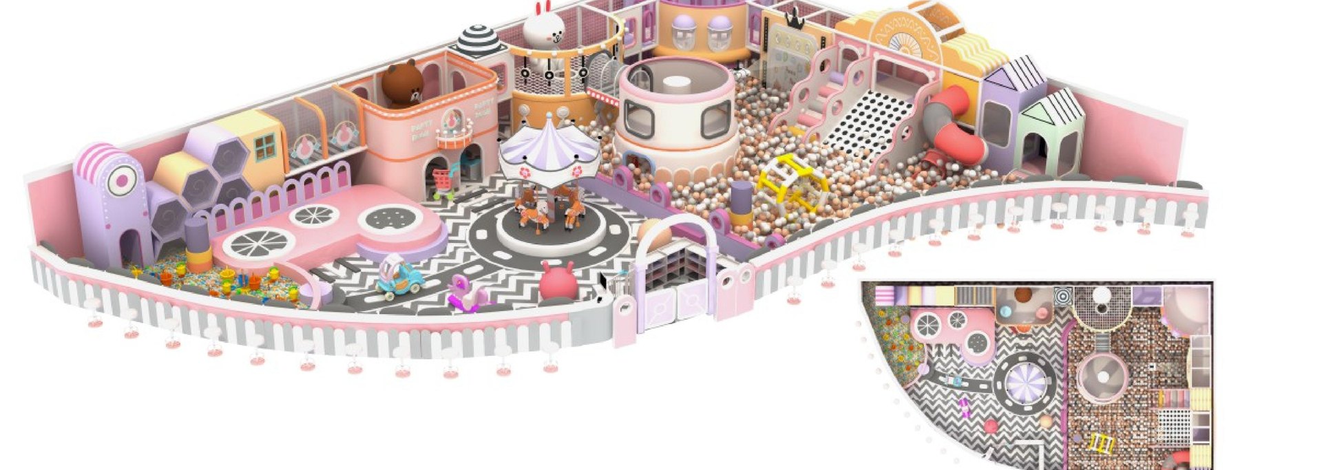 Custom indoor soft play and children’s activity zones